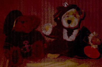 2 bears all dressed up