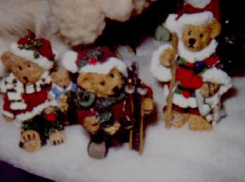 Photo of three Christmas bears